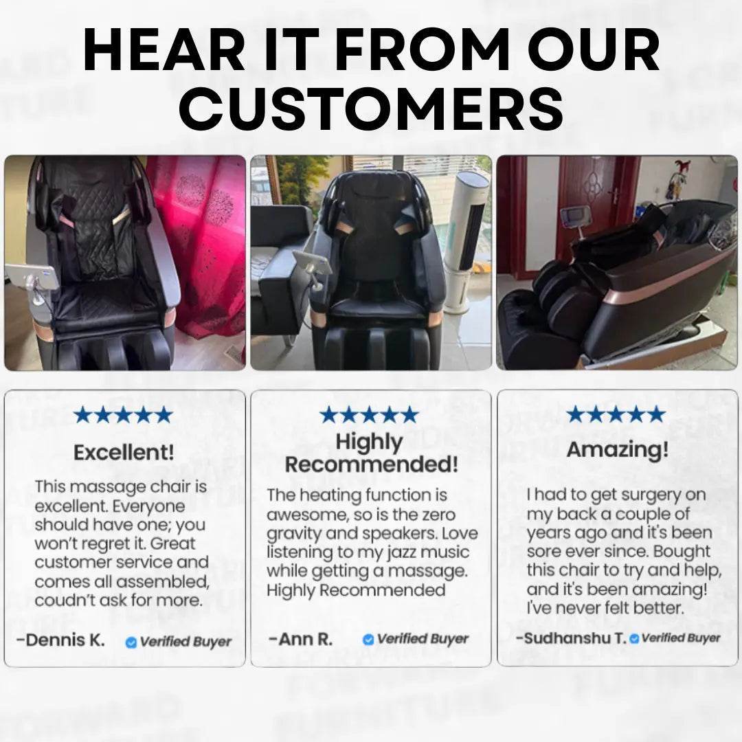 Bliss Leather Heated Massage Chair - Forward Furniture