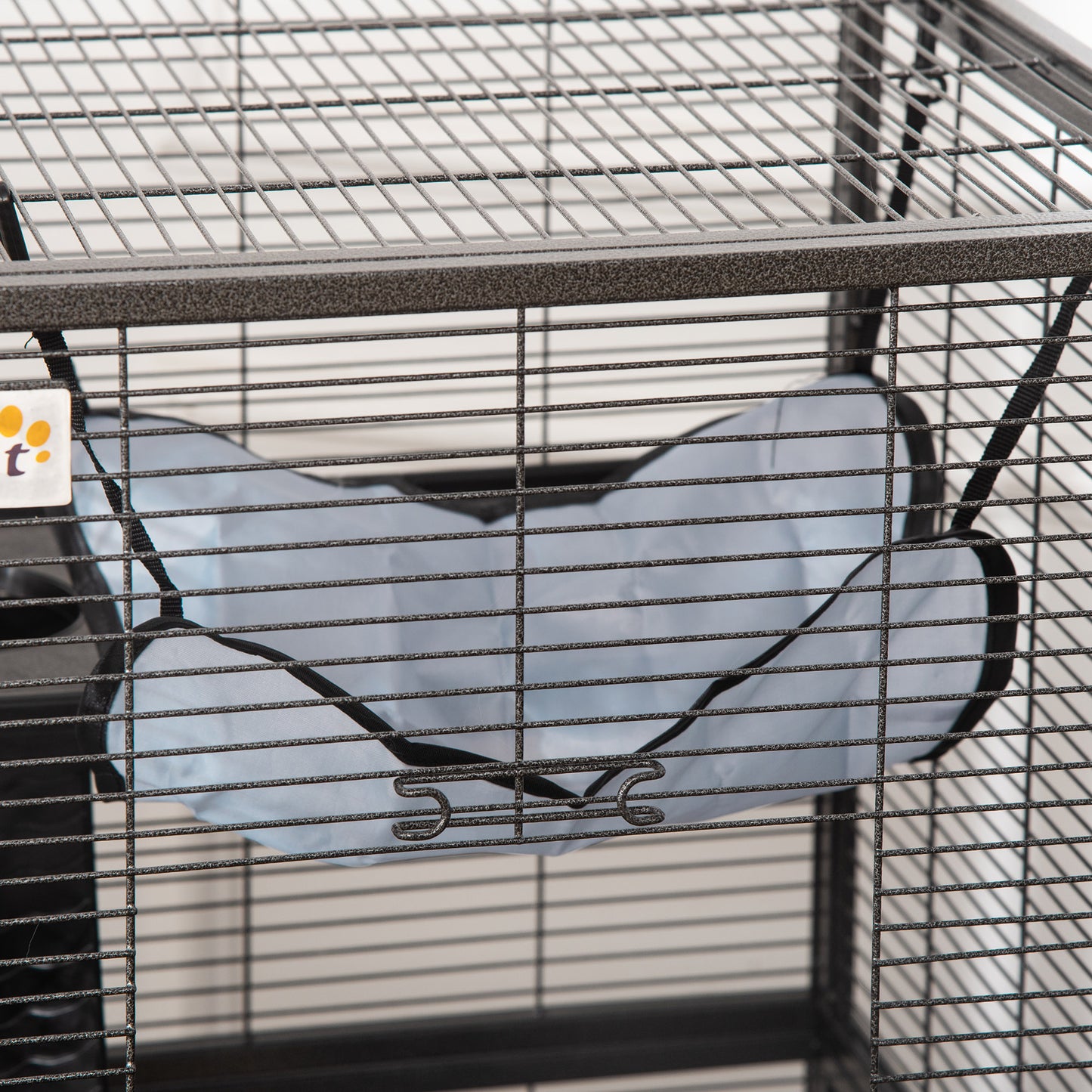 4-Tier Rolling Small Animal Cage, Deluxe Guinea Pig Cage, Ferret Cage for Mink Chinchilla Kitten Rabbit
