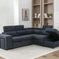 Bel Air Large Sleeper Sectional with Storage Ottoman - In 2 Colours