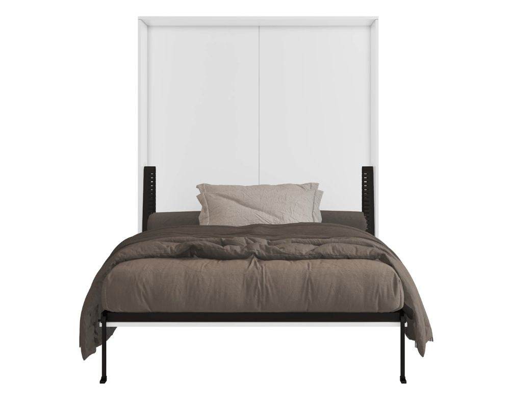 Wallie White Vertical Murphy Bed - Forward Furniture