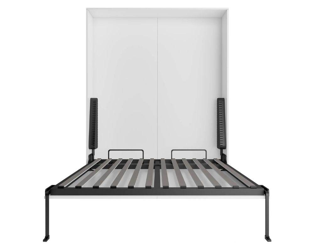 Wallie White Vertical Murphy Bed - Forward Furniture