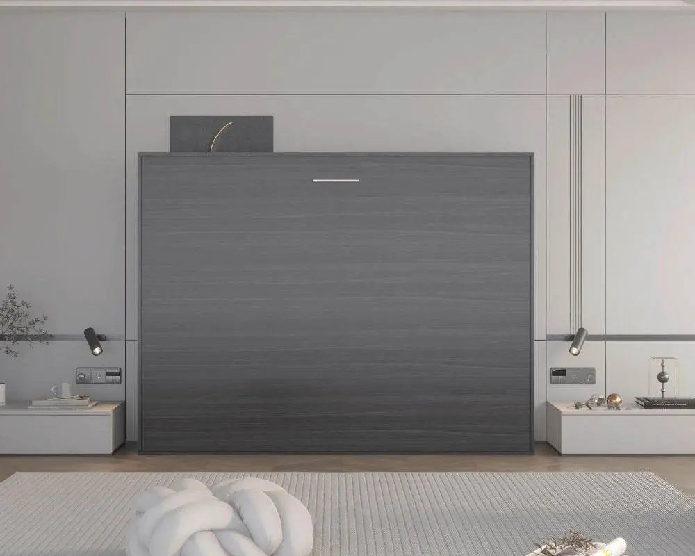 Heidi Horizontal Murphy Bed Rustic Grey - Forward Furniture