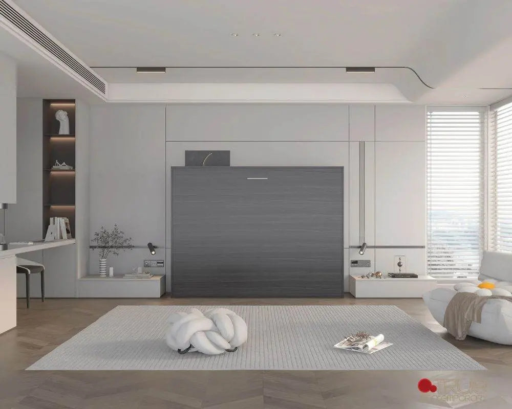 Heidi Horizontal Murphy Bed Rustic Grey - Forward Furniture