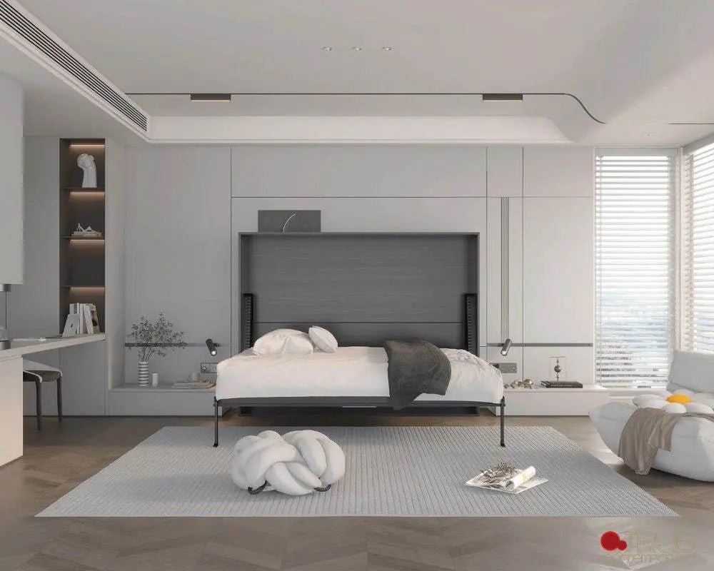 Heidi Horizontal Murphy Bed Rustic Grey - Forward Furniture