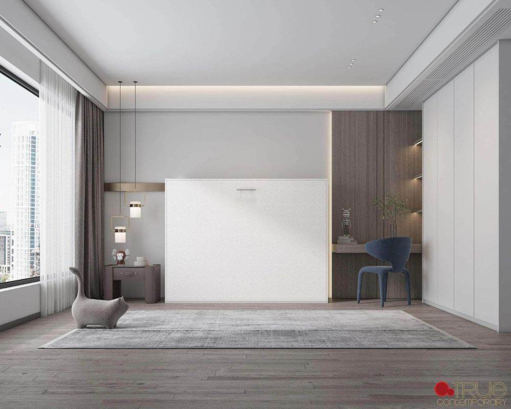 Heidi Horizontal Murphy Bed White - Forward Furniture