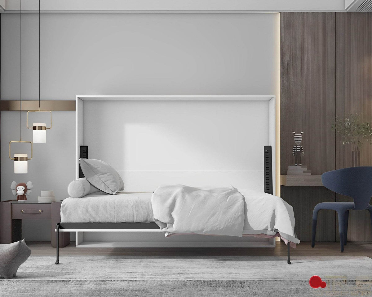 Heidi Horizontal Murphy Bed White