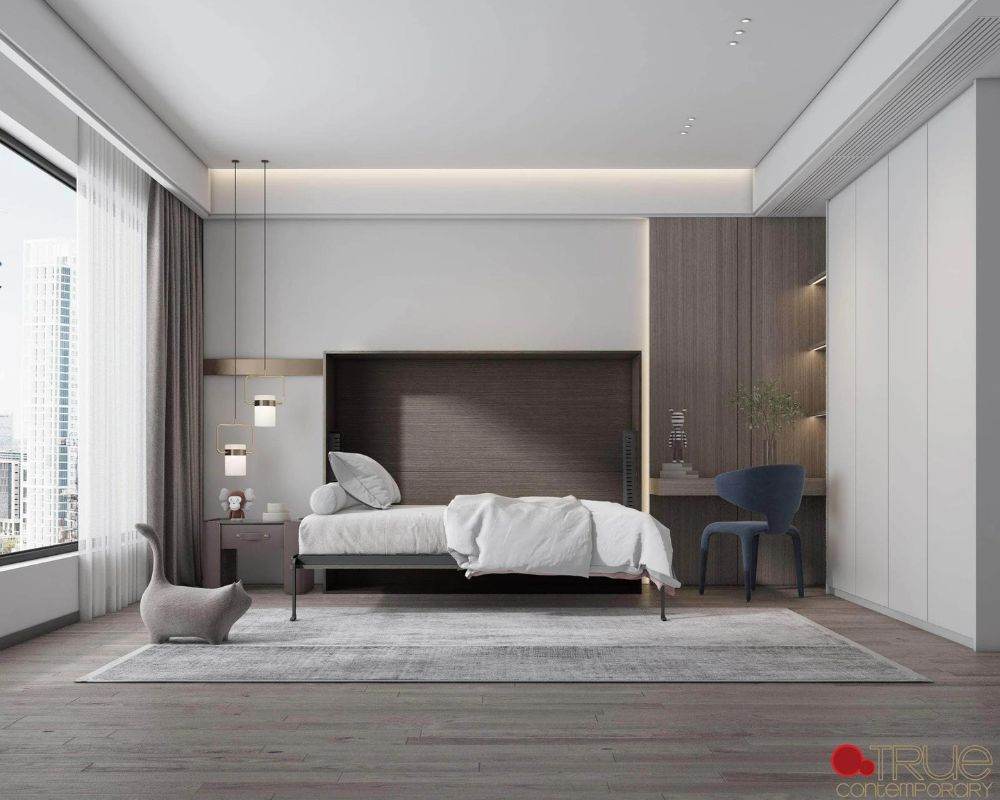 Heidi Horizontal Murphy Bed Brown - Forward Furniture