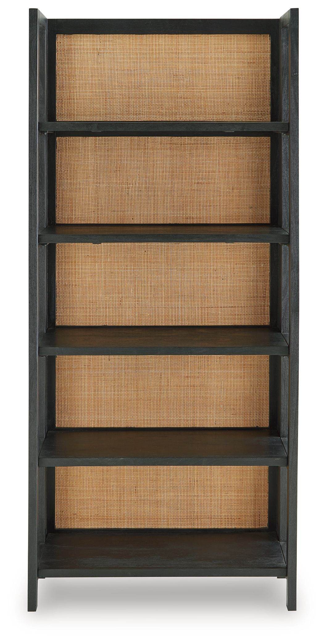 Abyard - Black / Natural - Bookcase - Forward Furniture