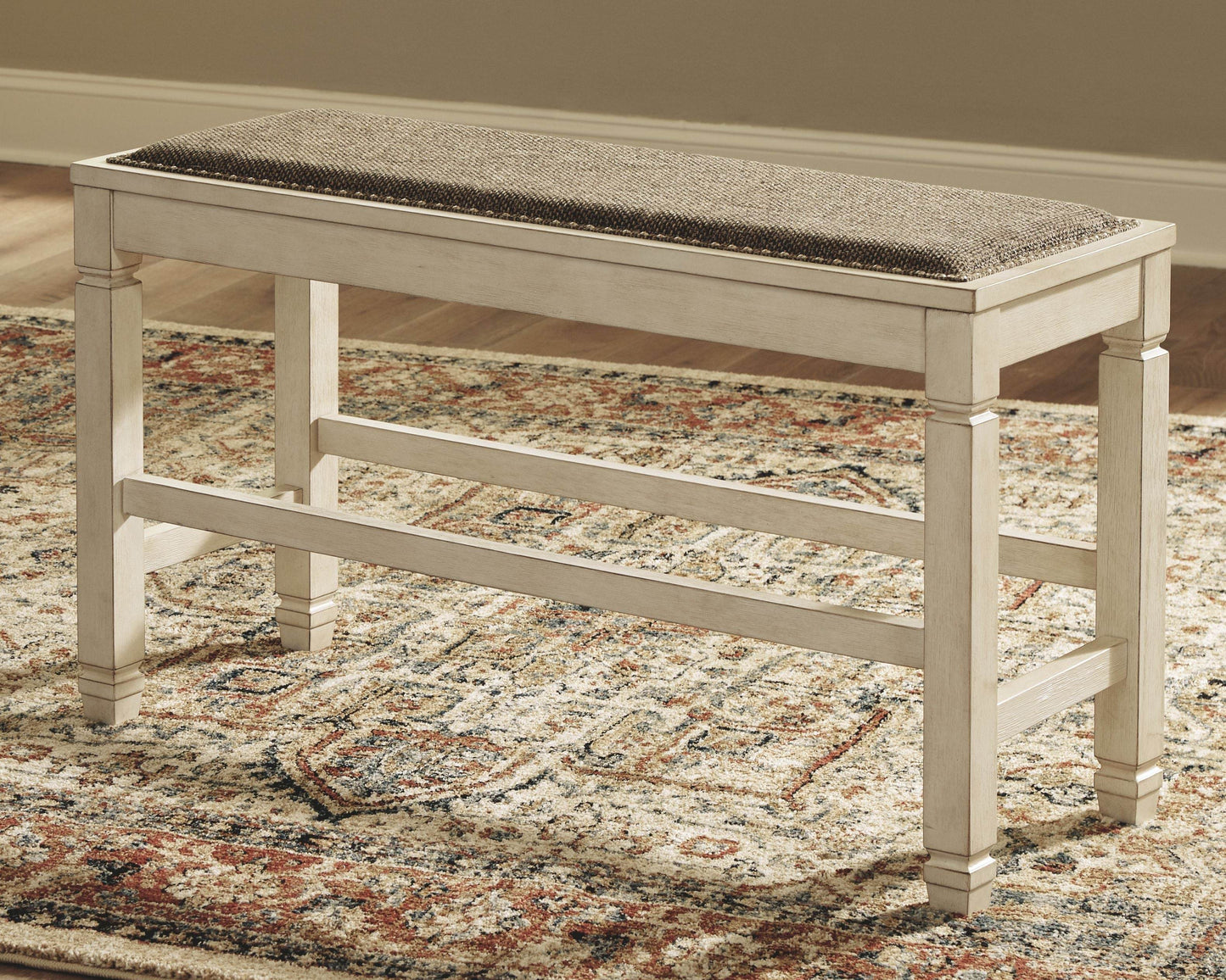 Bolanburg - Beige - DBL Counter UPH Bench - Forward Furniture