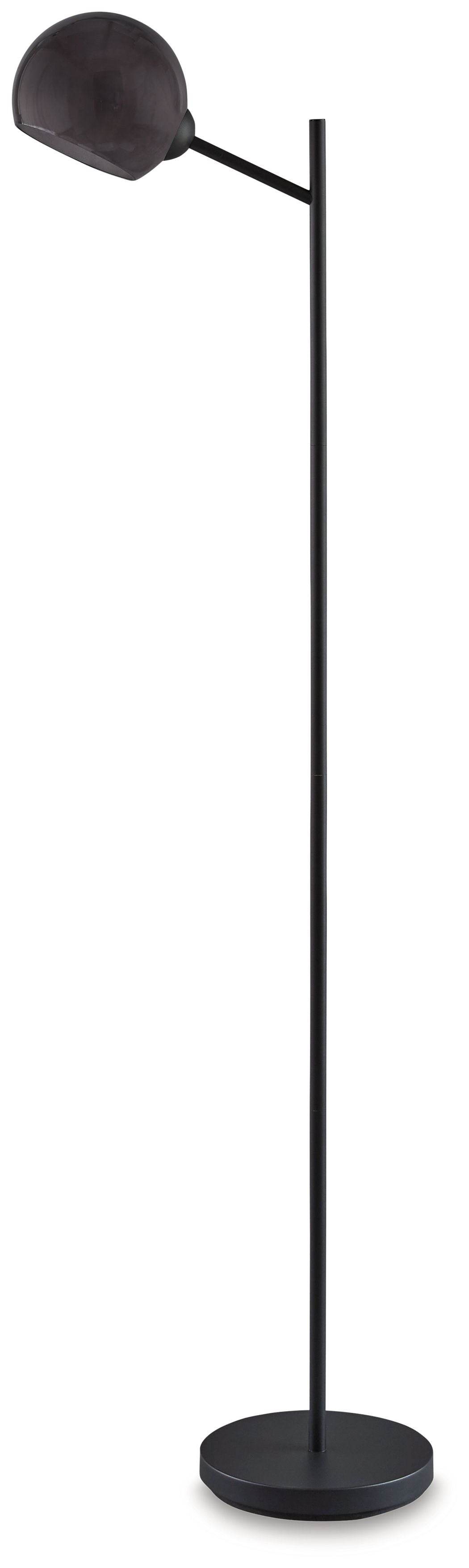 Abanson - Black - Metal Floor Lamp - Forward Furniture