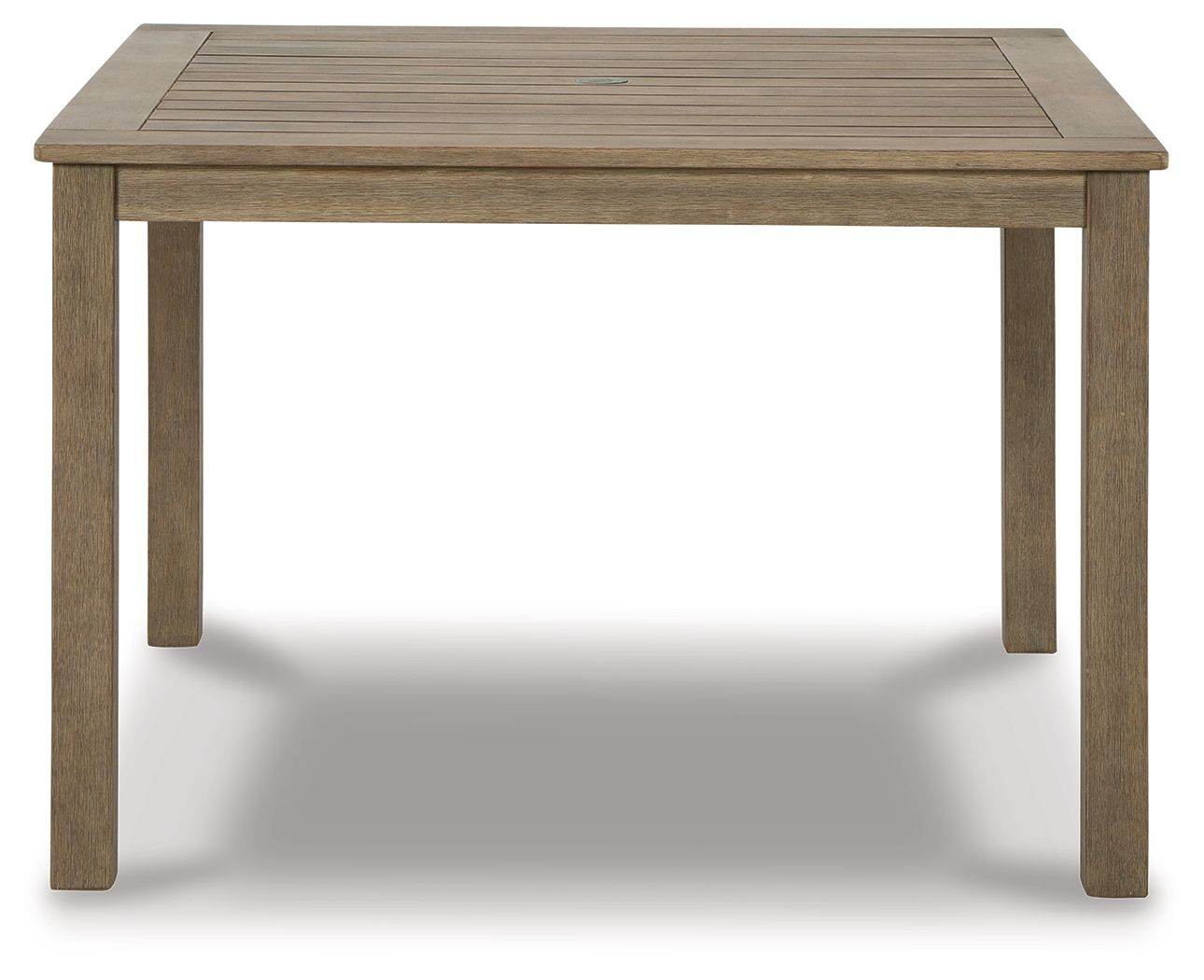 Aria Plains - Brown - Square Dining Table W/Umb Opt - Forward Furniture