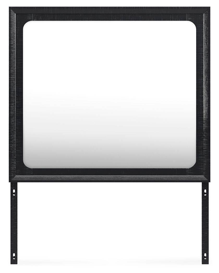 Londer - Black - Bedroom Mirror - Forward Furniture