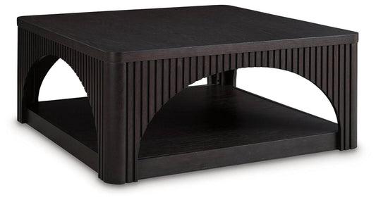 Yellink - Black - Square Cocktail Table - Forward Furniture
