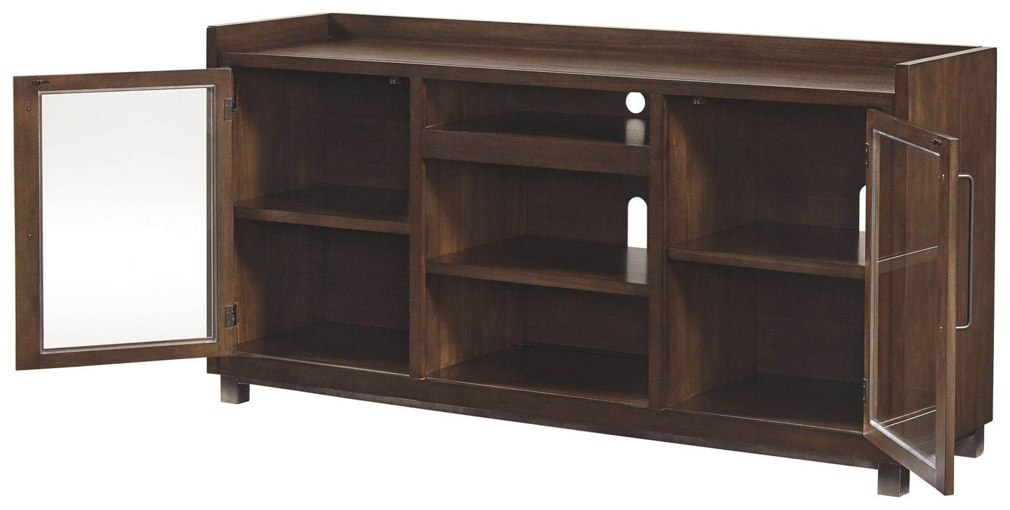 Starmore - Brown - XL TV Stand w/Fireplace Option - Forward Furniture