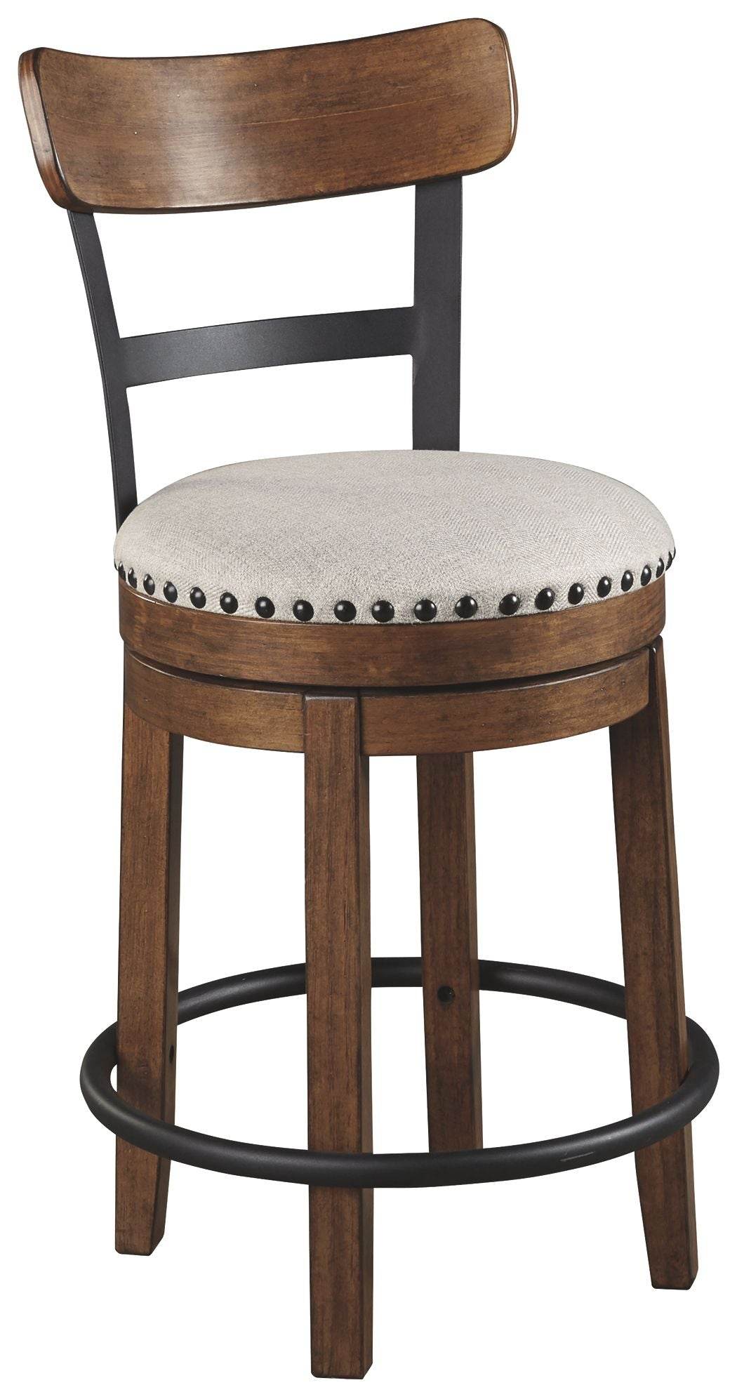 Valebeck - Full Back Swivel Stool - Forward Furniture
