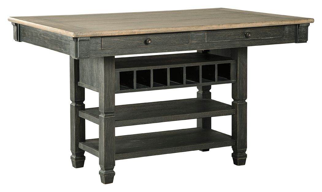 Tyler Creek - Black / Gray - Rectangular Dining Room Counter Table - Forward Furniture