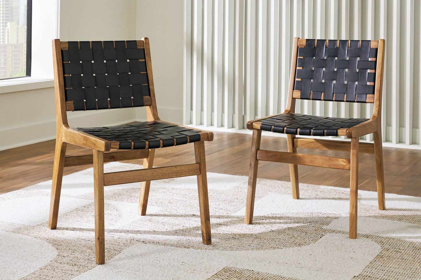 Fortmaine - Brown / Black - Dining Room Side Chair (Set of 2) - Forward Furniture