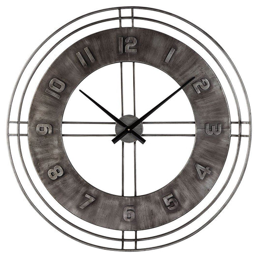 Ana Sofia - Antique Gray - Wall Clock - Forward Furniture
