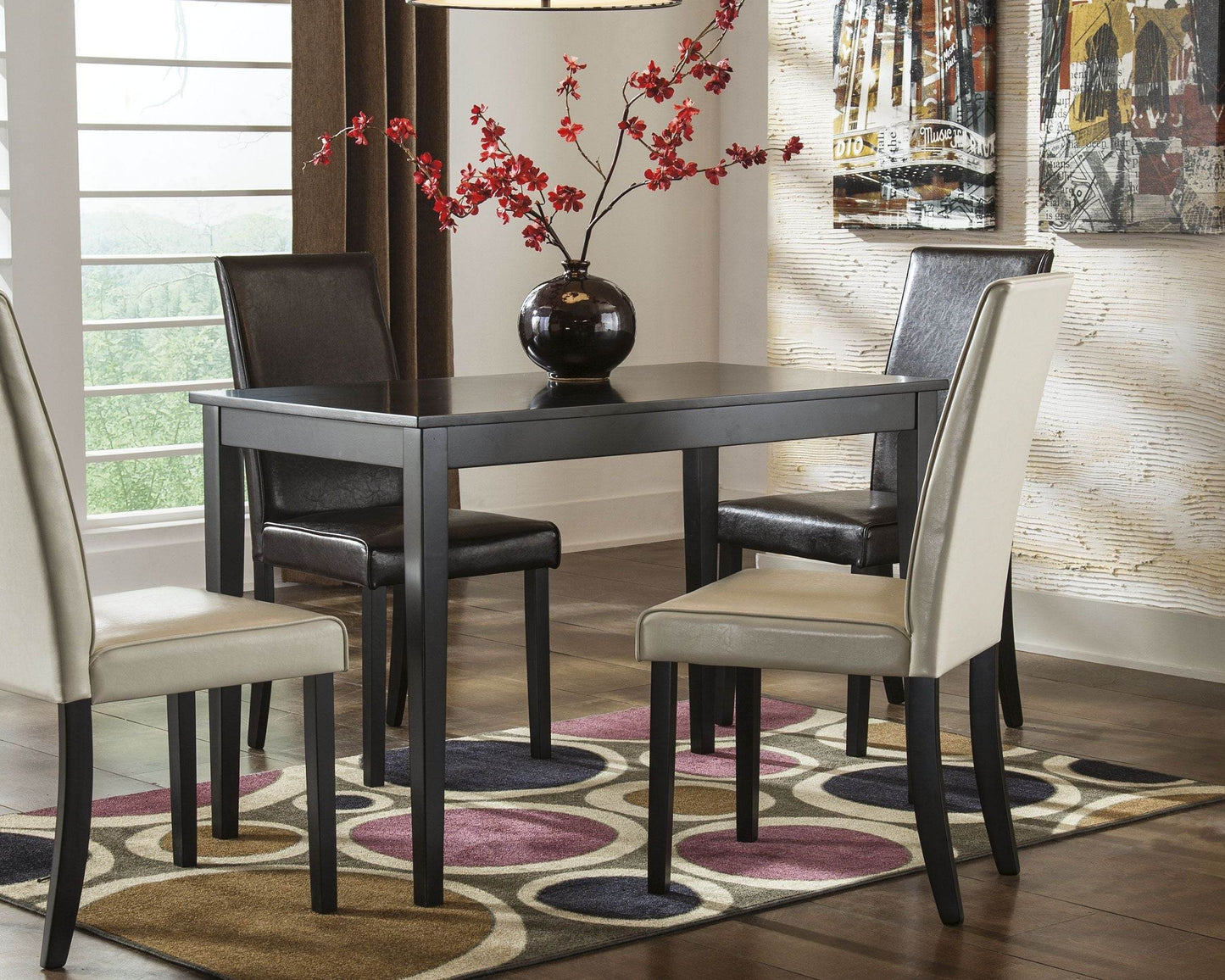 Kimonte - Dark Brown - Rectangular Dining Room Table - Forward Furniture
