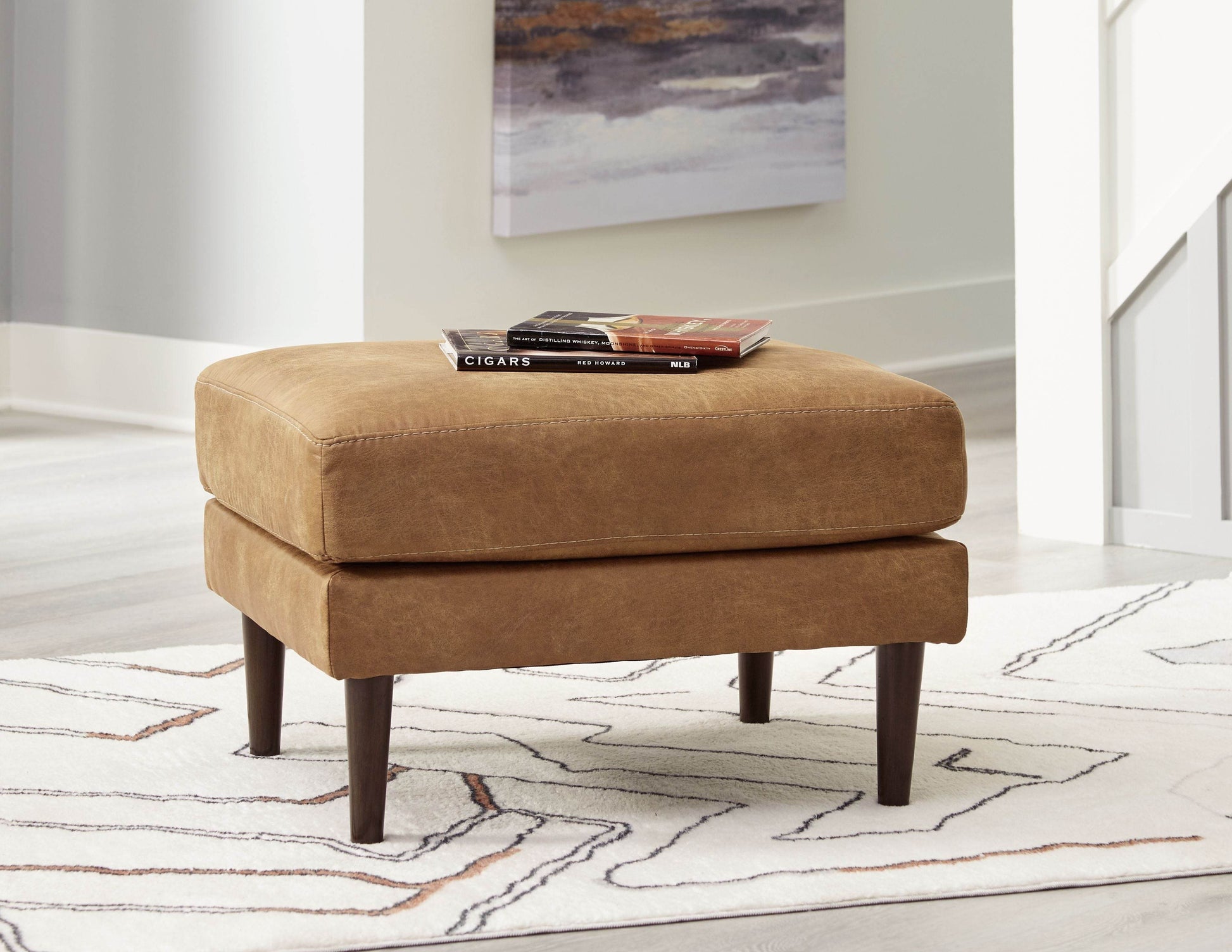 Telora - Caramel - Ottoman - Forward Furniture