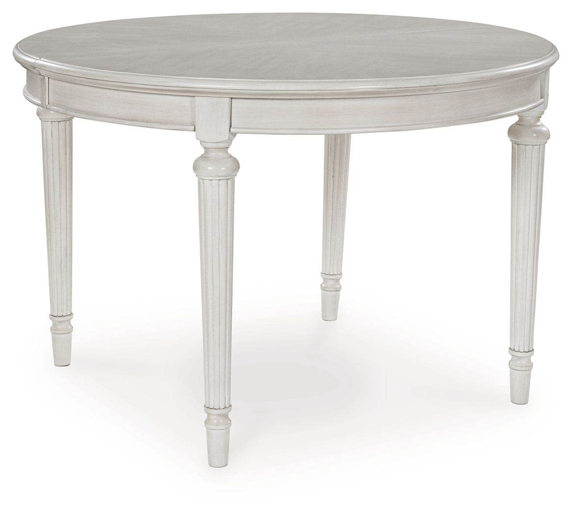 Montelaine - Antique White - Oval Dining Room Extension Table - Forward Furniture