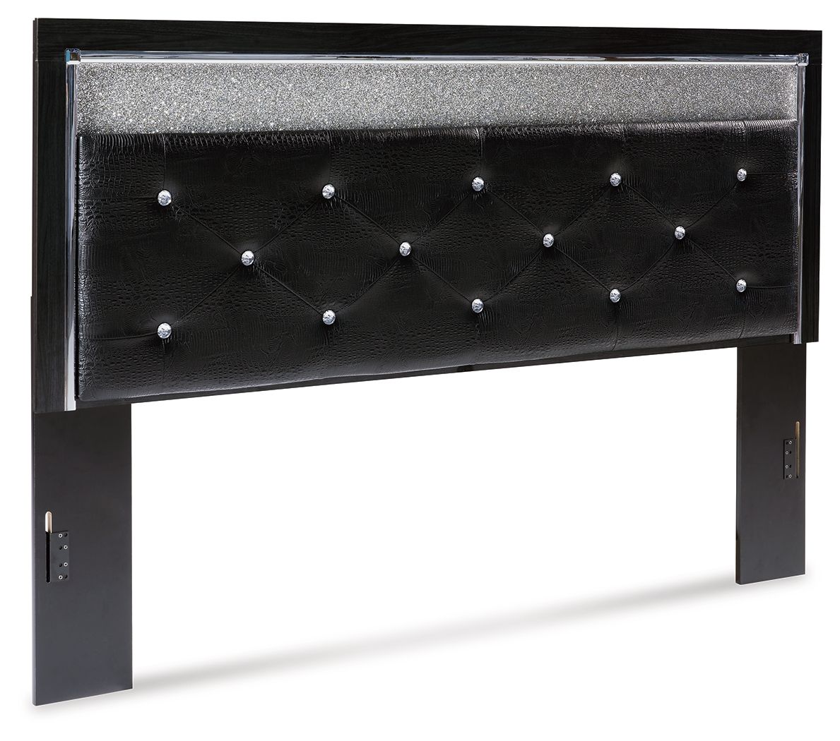 Kaydell - Uph Panel Headboard - Glitter Details