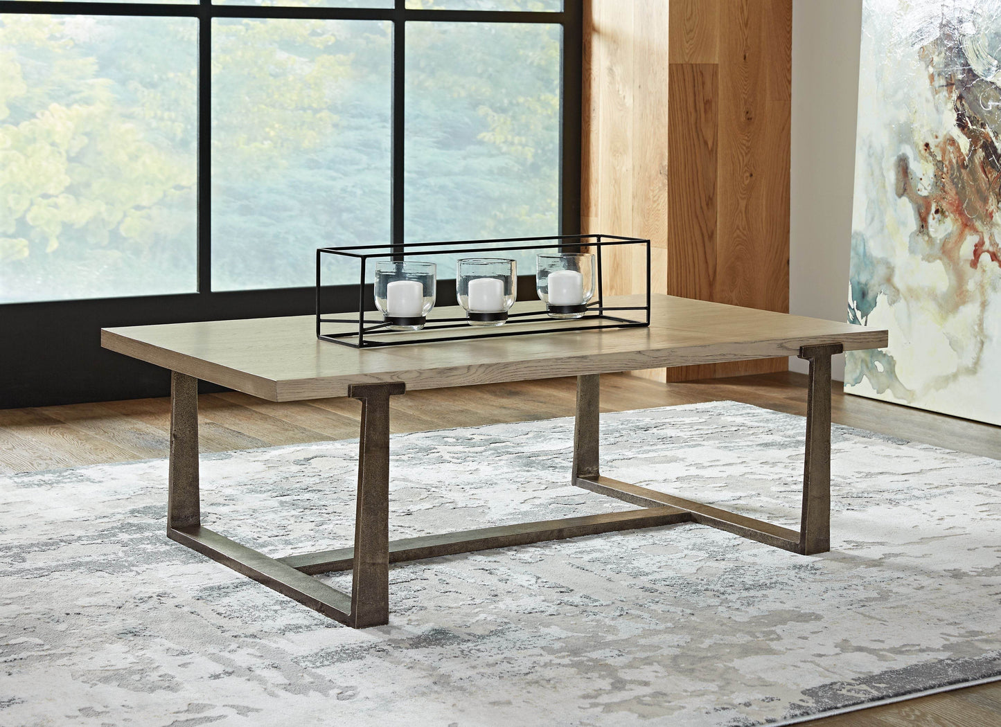 Dalenville - Gray - Rectangular Cocktail Table - Forward Furniture