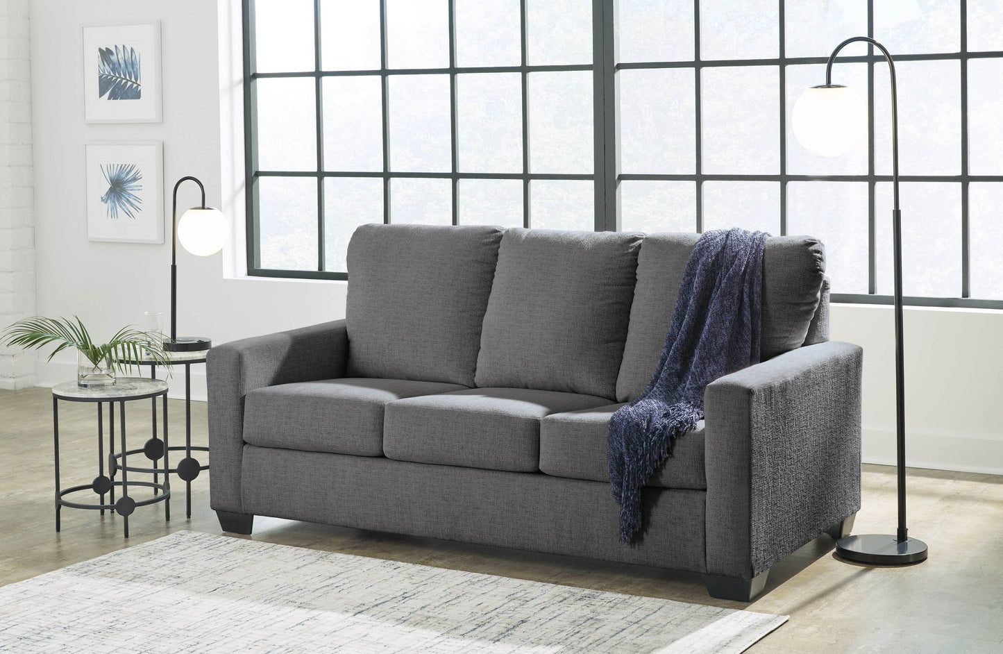 Rannis - Pewter - Full Sofa Sleeper - Fabric - Forward Furniture
