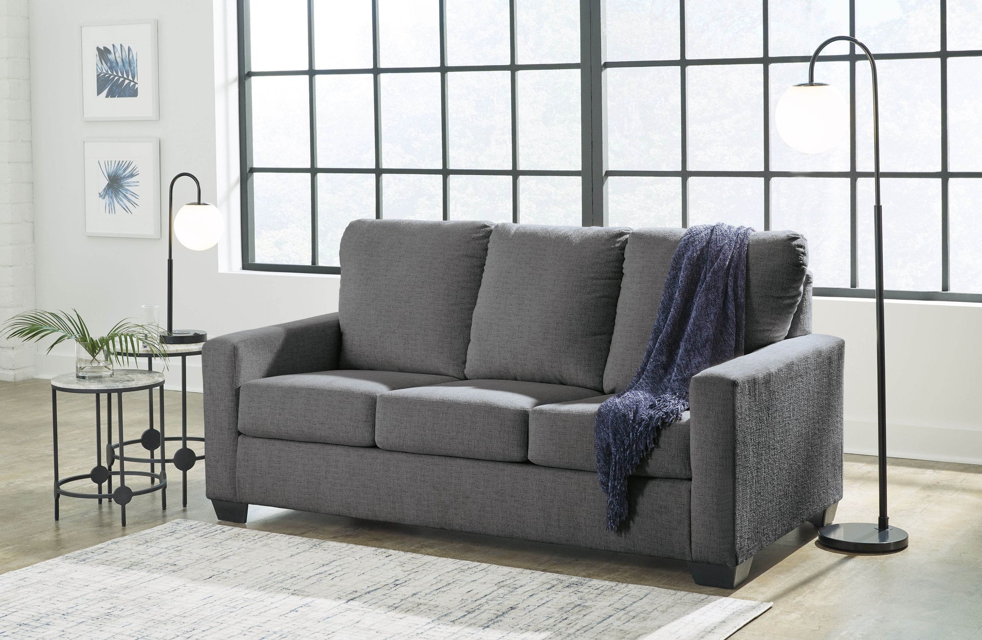 Rannis - Pewter - Full Sofa Sleeper - Fabric - Forward Furniture