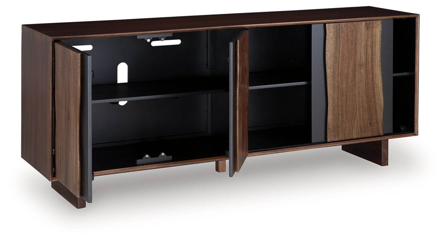 Welby - Brown / Charcoal - Accent Cabinet - Forward Furniture