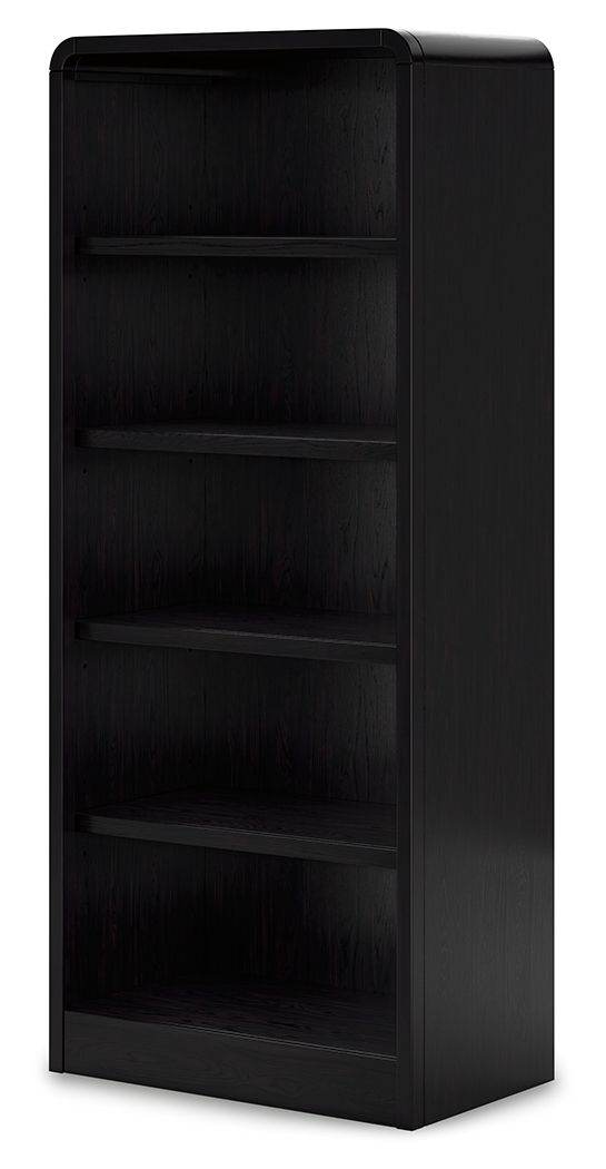 Rowanbeck - Black - Large Bookcase - Forward Furniture