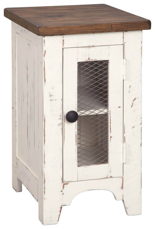 Wystfield - White / Brown - Chair Side End Table - Forward Furniture