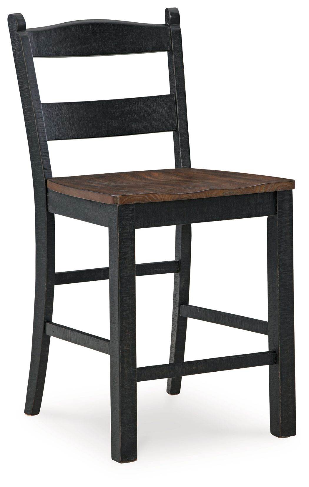 Valebeck - Black / Brown - Barstool (Set of 2) - Forward Furniture