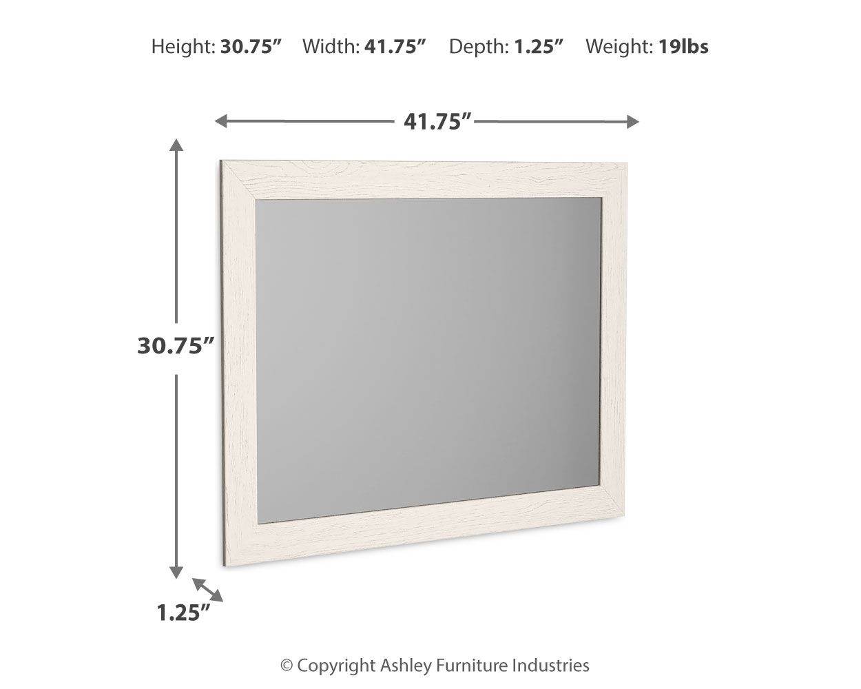 Stelsie - White - Bedroom Mirror - Forward Furniture