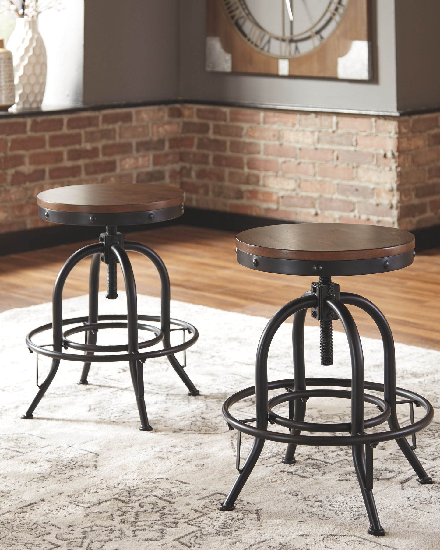 Valebeck - Swivel Barstool (Set of 2) - Forward Furniture