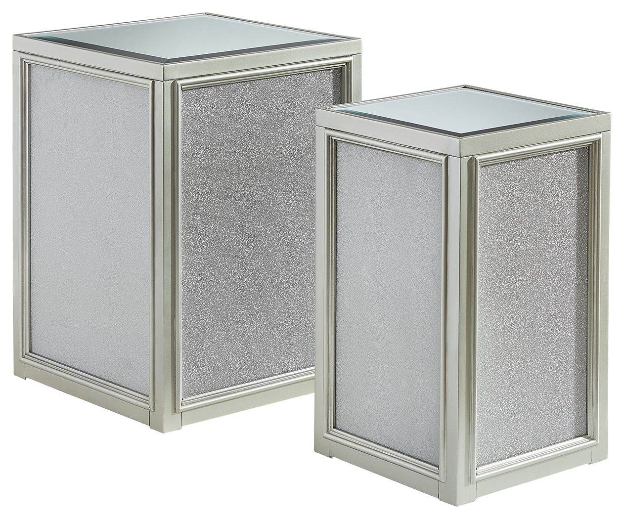 Traleena - Silver Finish - Nesting End Tables (Set of 2) - Forward Furniture