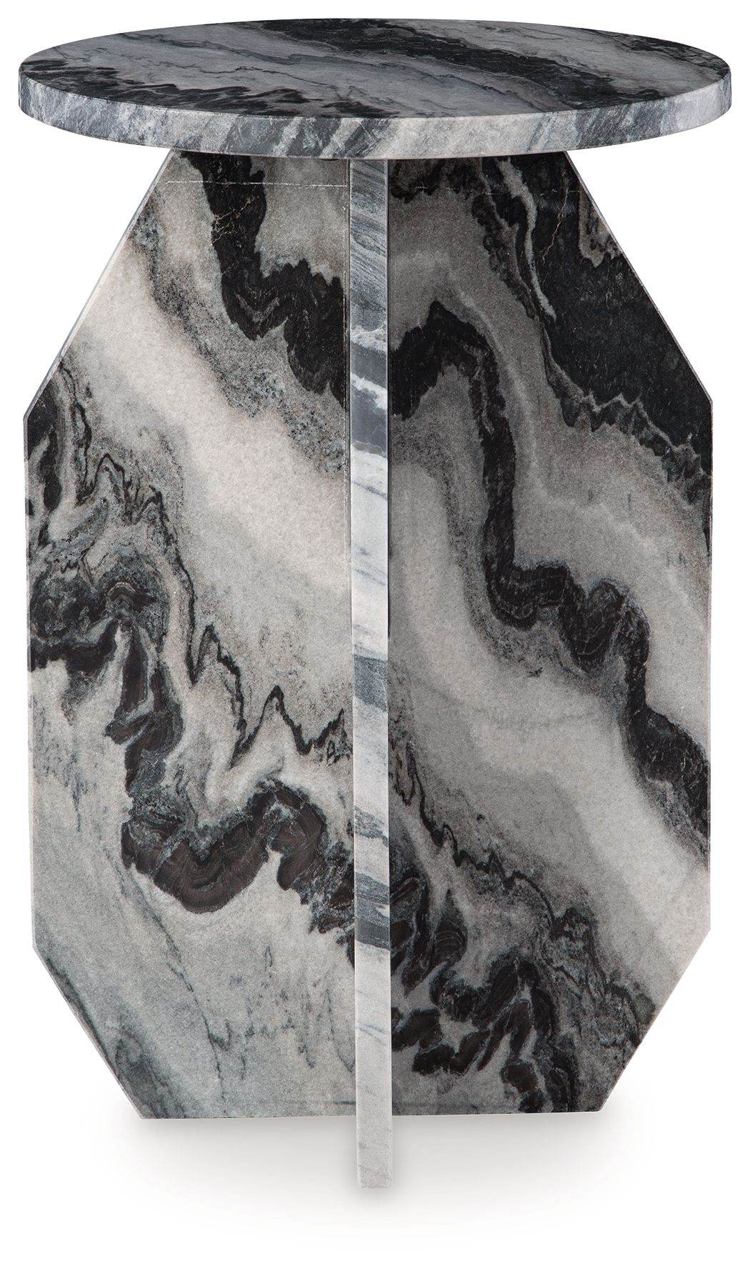 Wrenlane - Black / White / Taupe - Accent Table - Forward Furniture