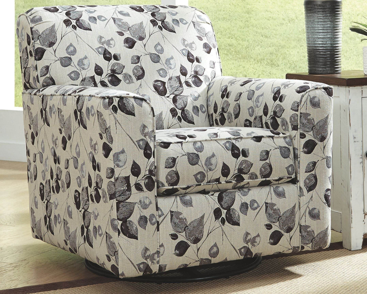 Abney - Platinum - Swivel Accent Chair - Forward Furniture