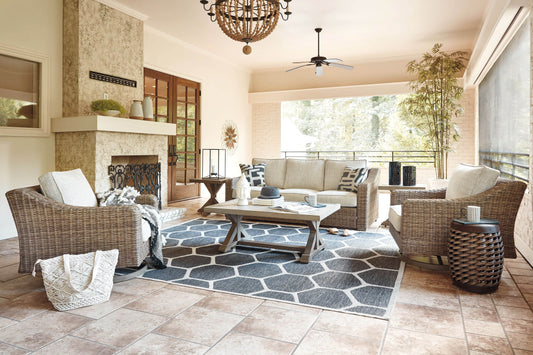Beachcroft - Beige - 6 Pc. - Lounge Set - Forward Furniture