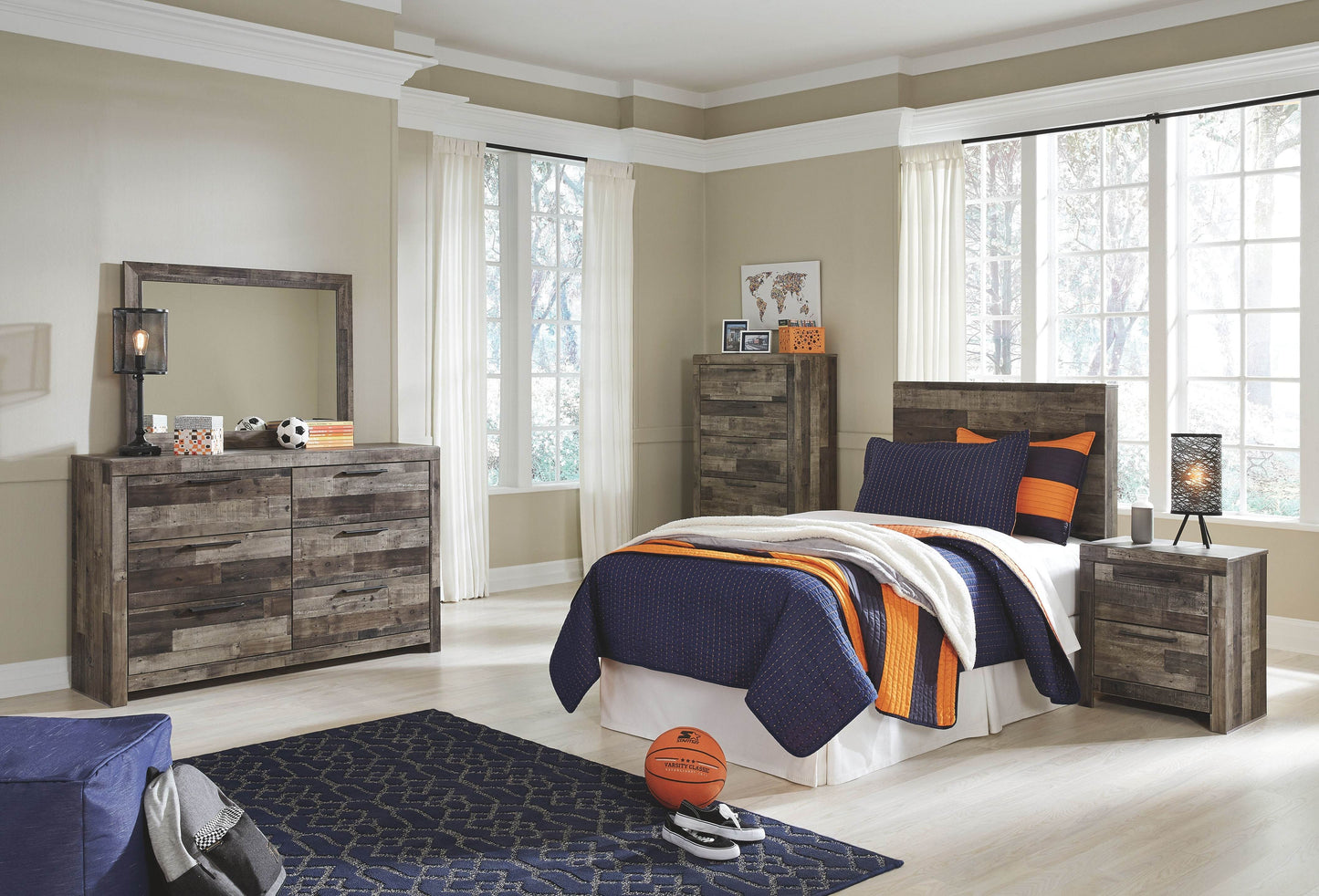 Derekson - Headboard With Bed Frame - Forward Furniture