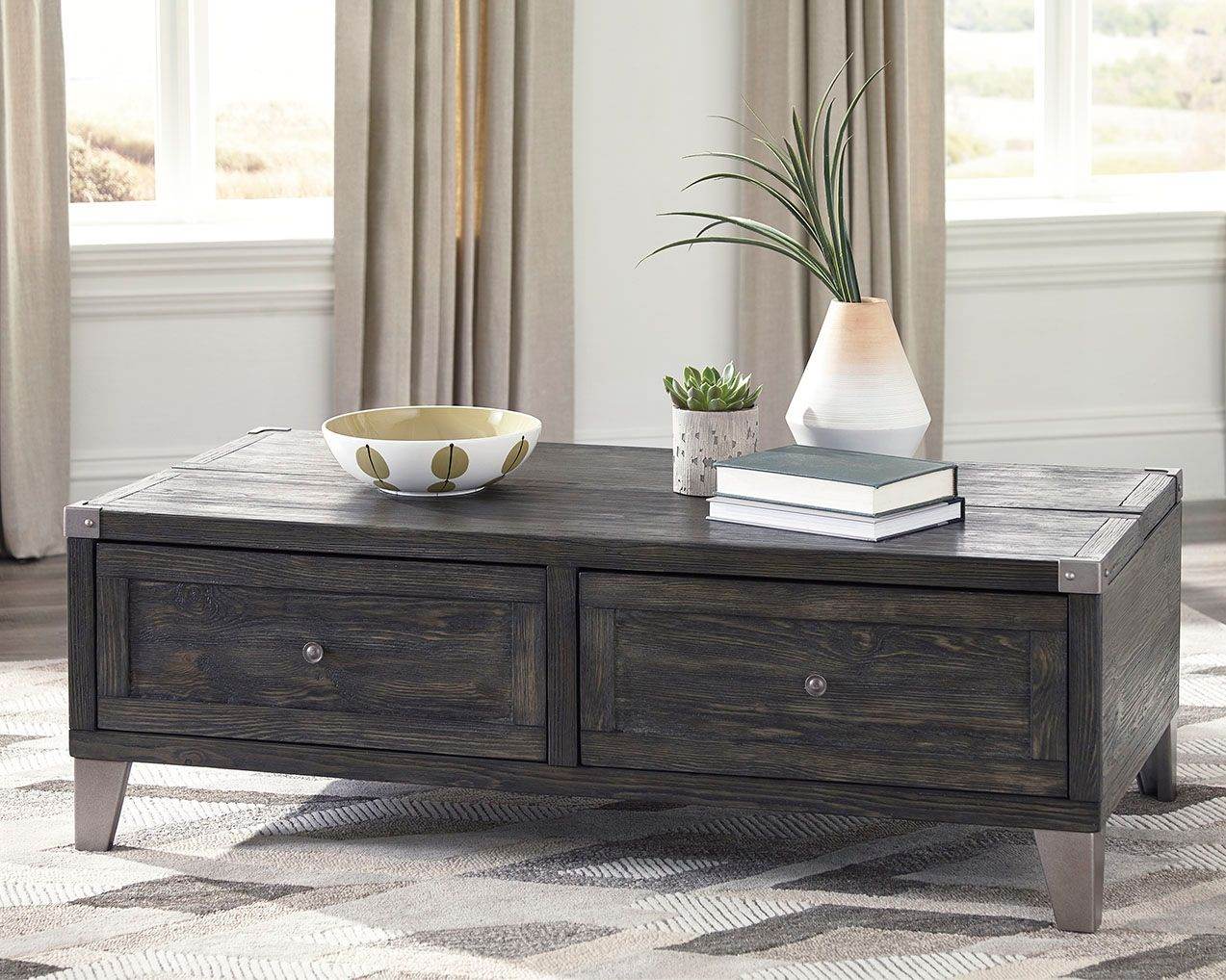 Todoe - Dark Gray - Lift Top Cocktail Table - Forward Furniture