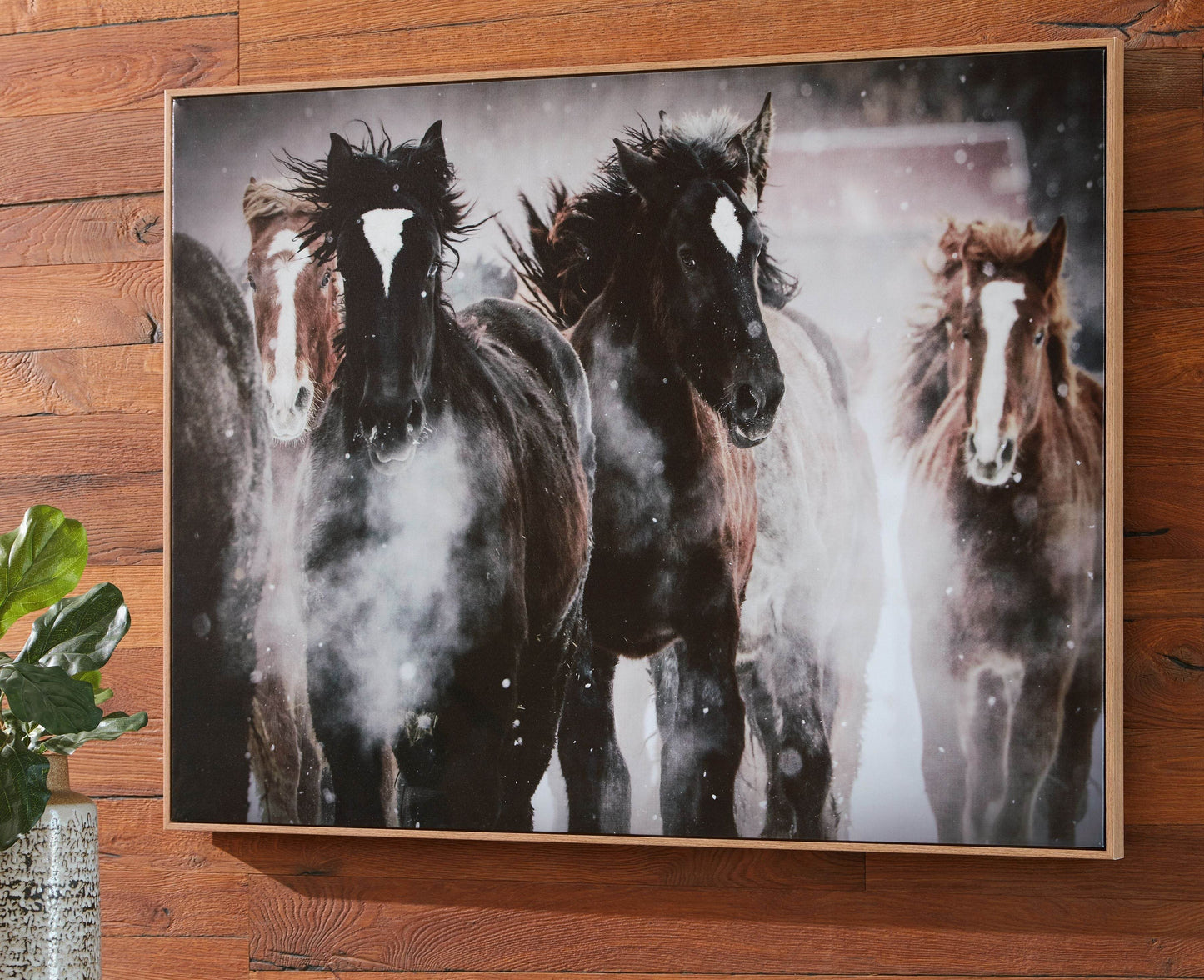 Chaseburn - Brown / Black / White - Wall Art - Forward Furniture