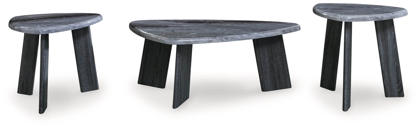 Bluebond - Gray - Occasional Table Set (Set of 3) - Forward Furniture