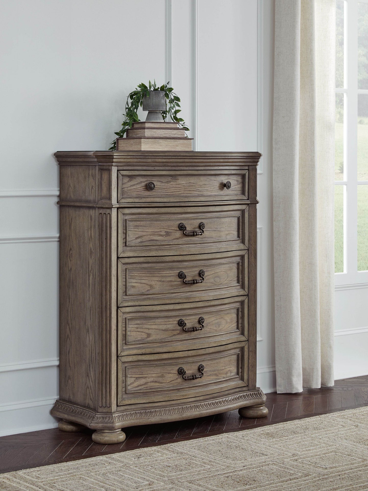 Ardenfield - Light Brown - Five Drawer Chest - Forward Furniture