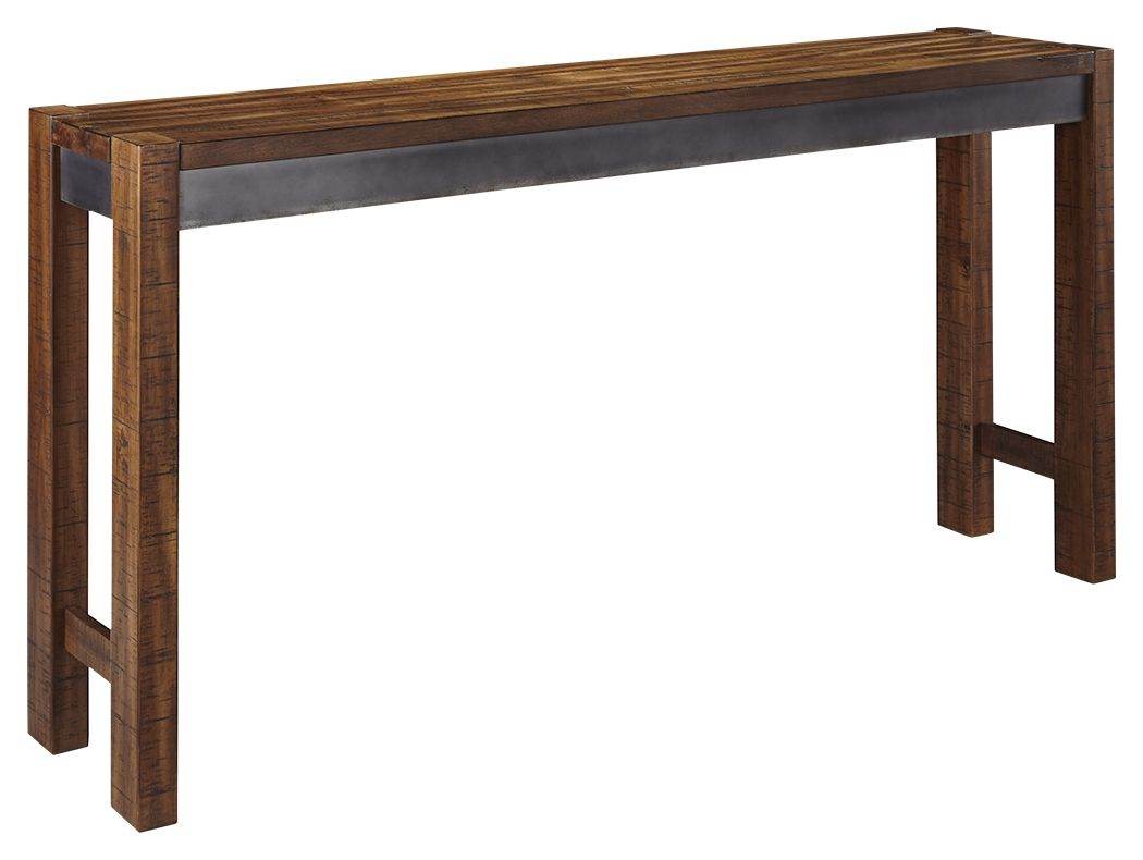 Torjin - Dark Brown - Long Counter Table - Forward Furniture