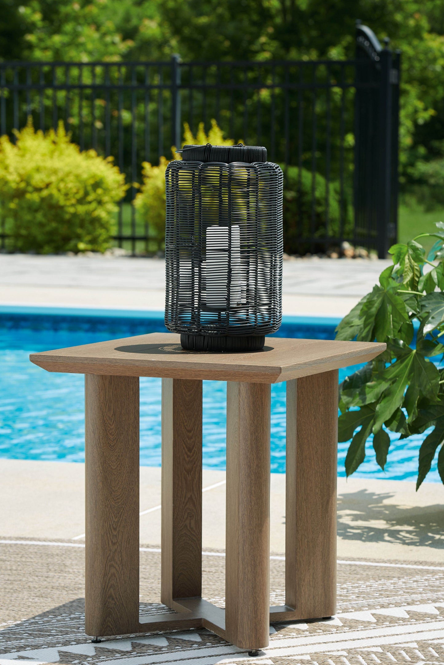 Serene Bay - Dark Brown - Square End Table - Forward Furniture