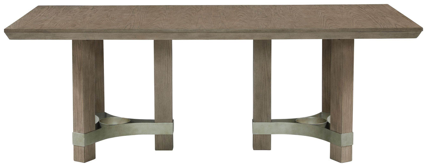 Chrestner - Gray - Rectangular Dining Room Table - Forward Furniture