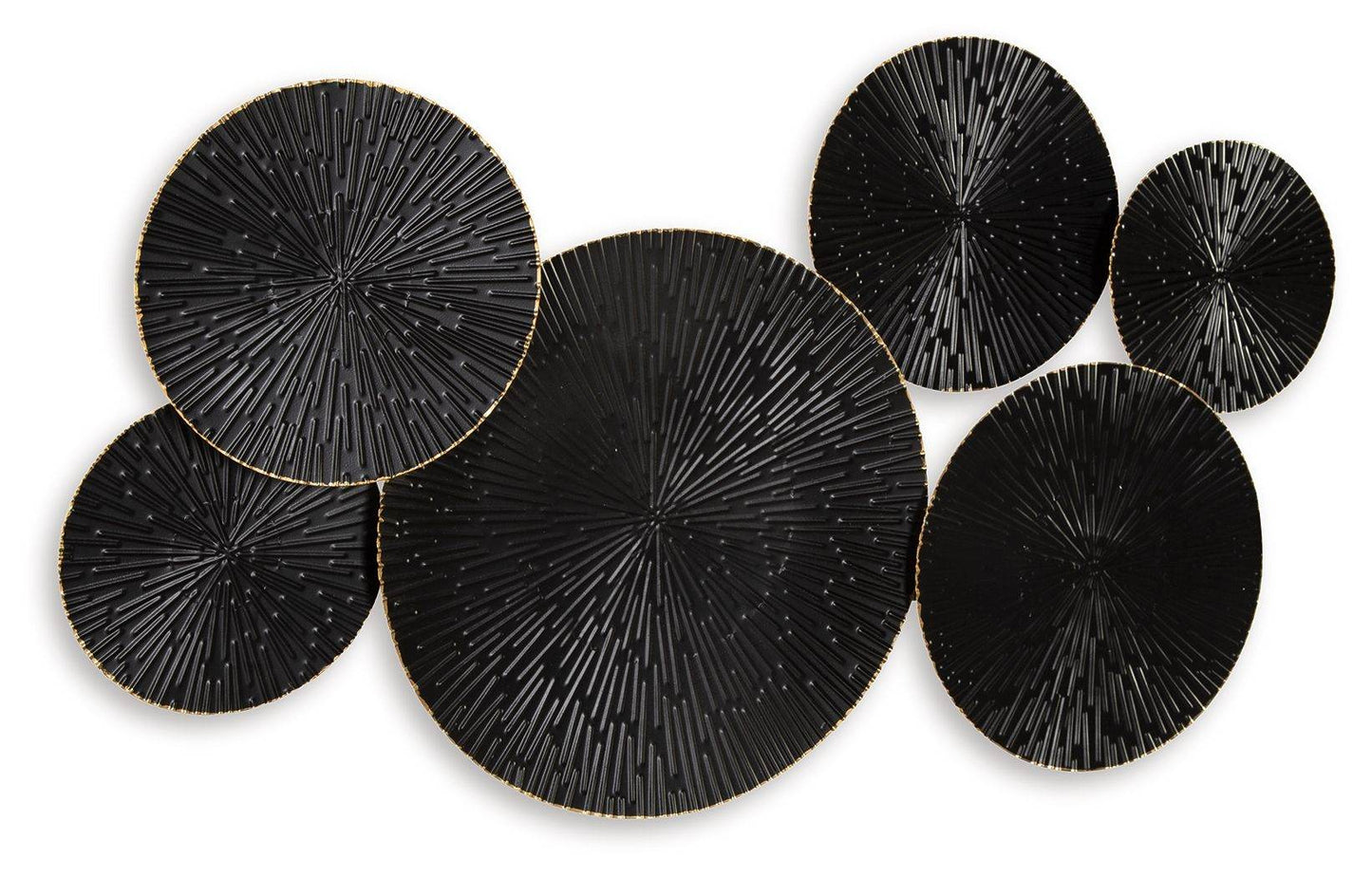 Rhetlen - Black / Gold Finish - Wall Decor - Forward Furniture