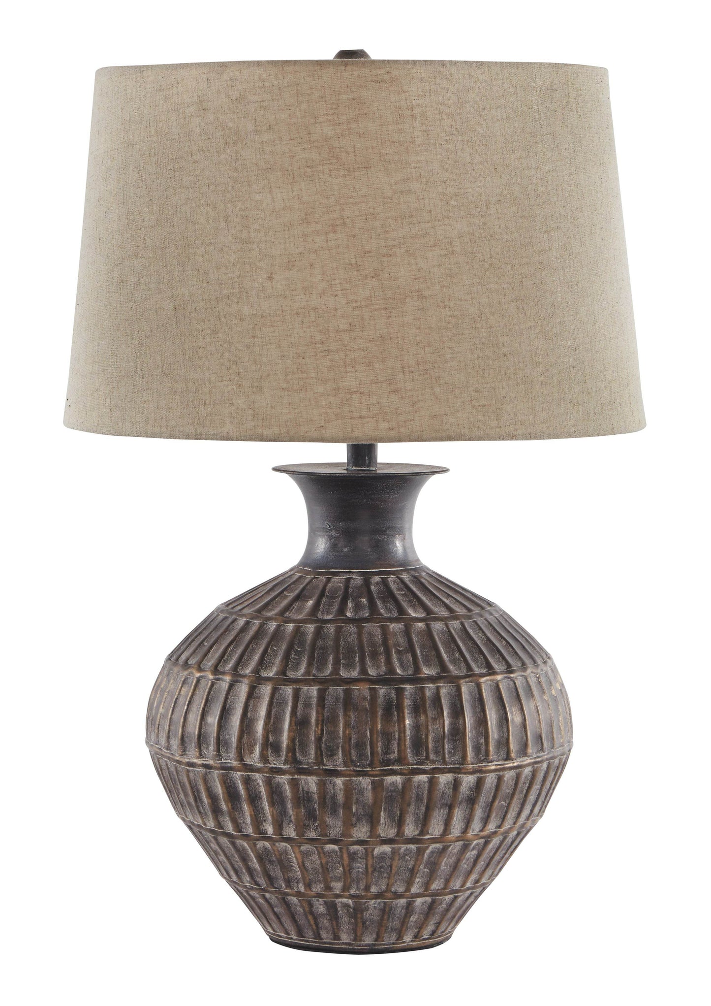 Magan - Antique Bronze Finish - Metal Table Lamp - Forward Furniture