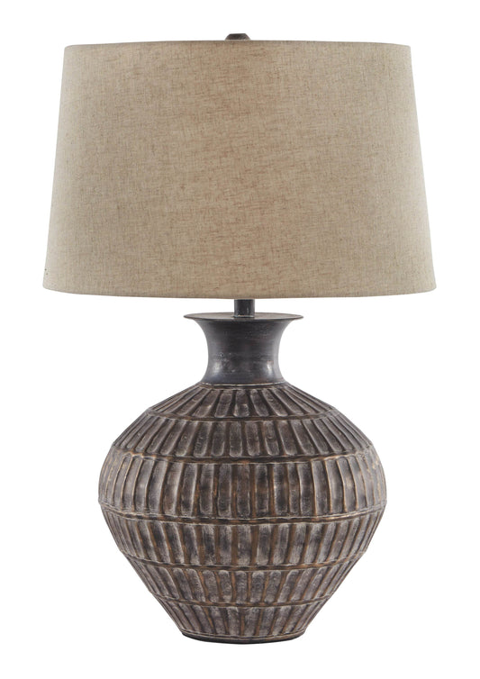 Magan - Antique Bronze Finish - Metal Table Lamp - Forward Furniture